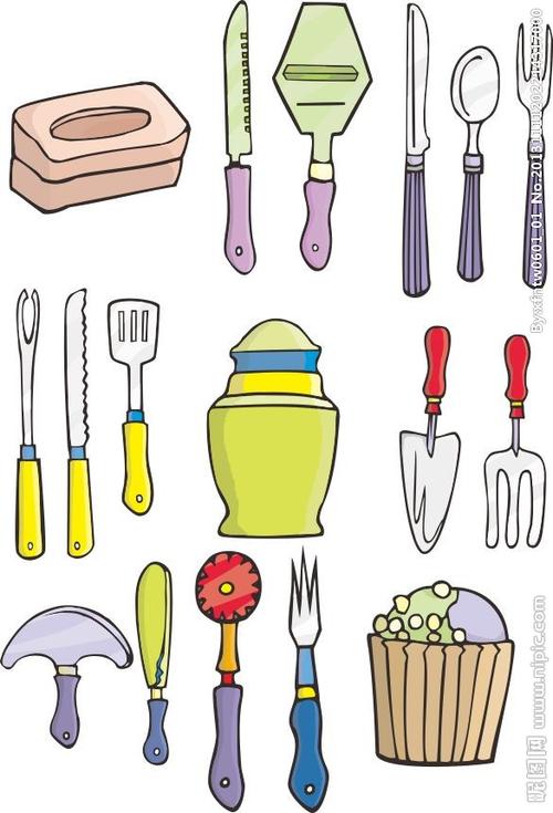 生活用品矢量图__生活用品_生活百科_矢量图库